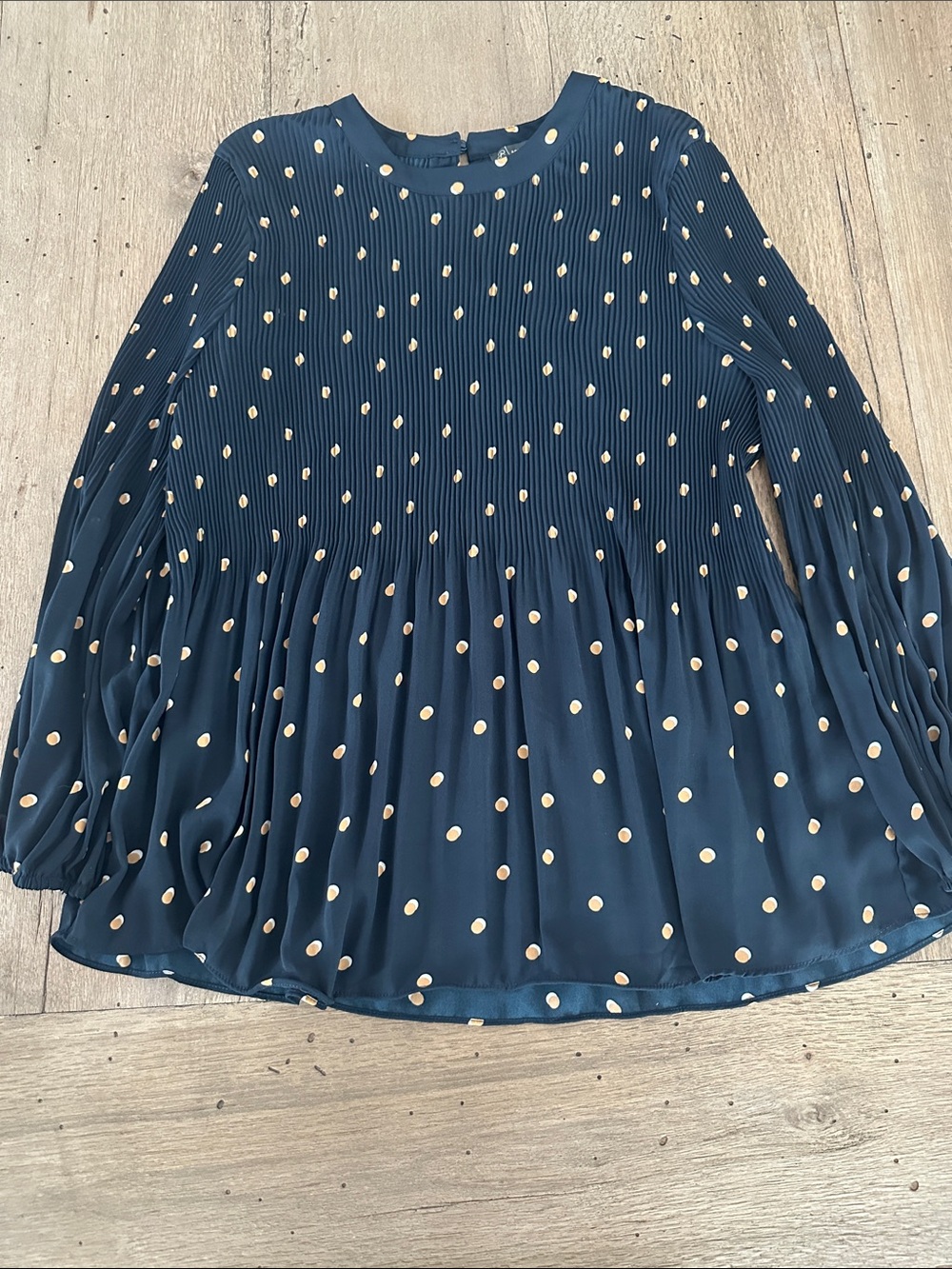 Adrianna Papell Polk a Dot Blouse